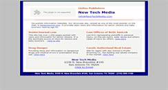Desktop Screenshot of newtechmedia.com